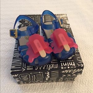 Mini Melissa popsicle shoes